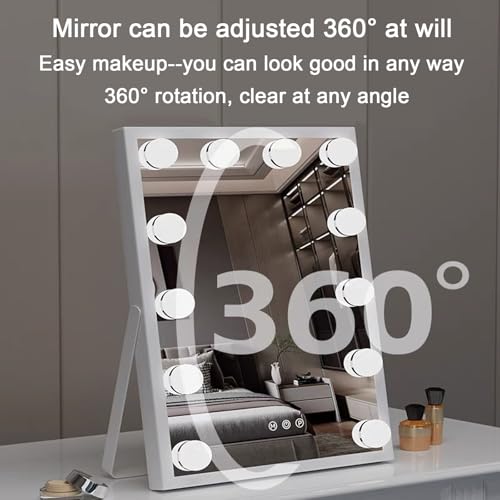 Despful 10x12 Vanity Mirror with 12 DimmableLED