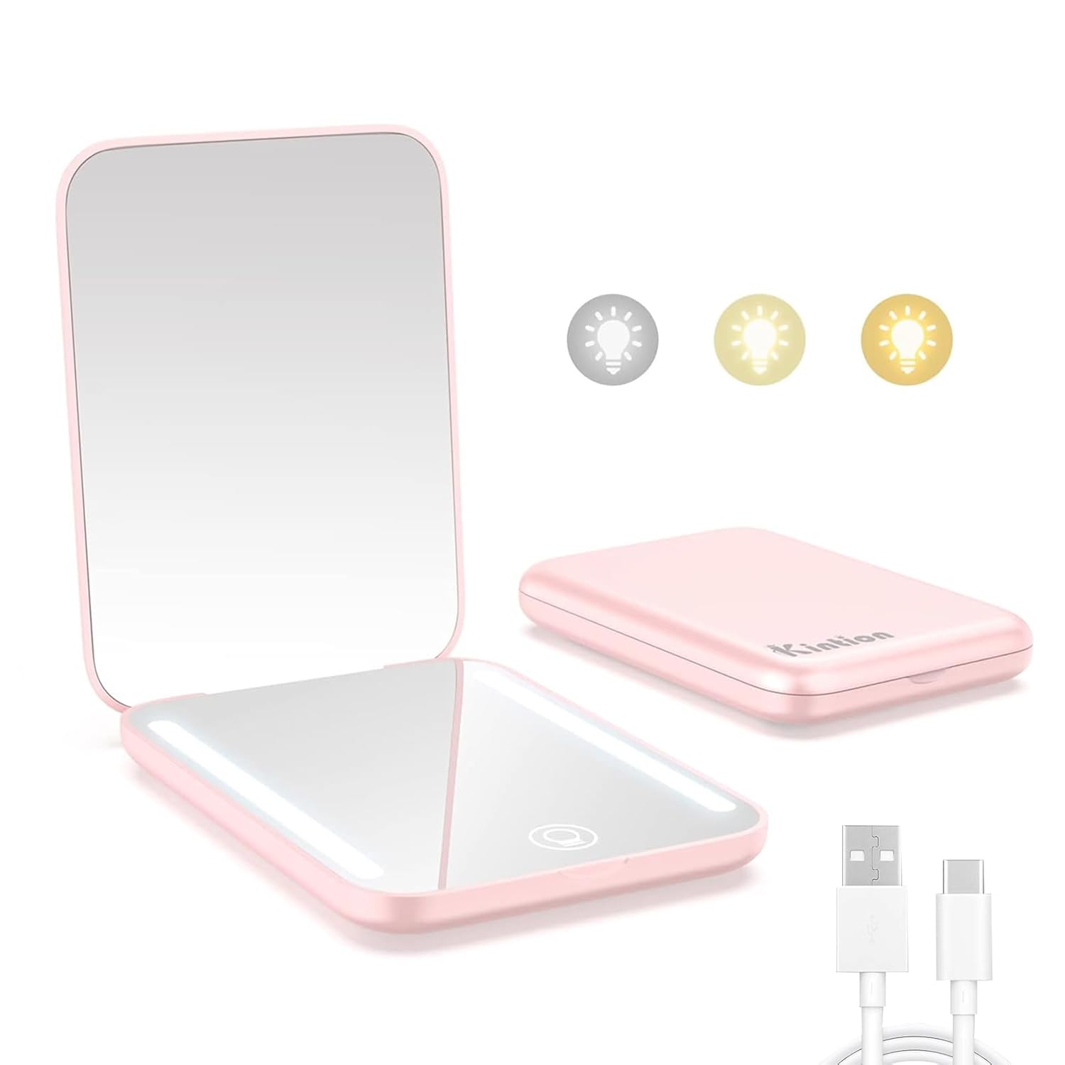 Reacted Kintion Rechargeable Pocket Mirror