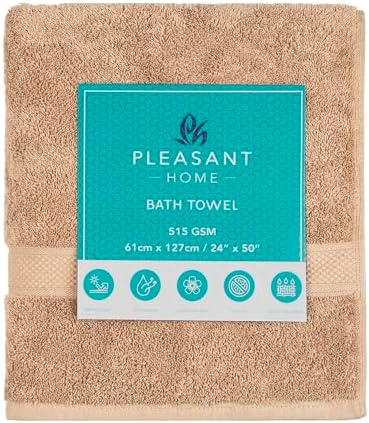 Luxury Cotton Bath Towels Set 6