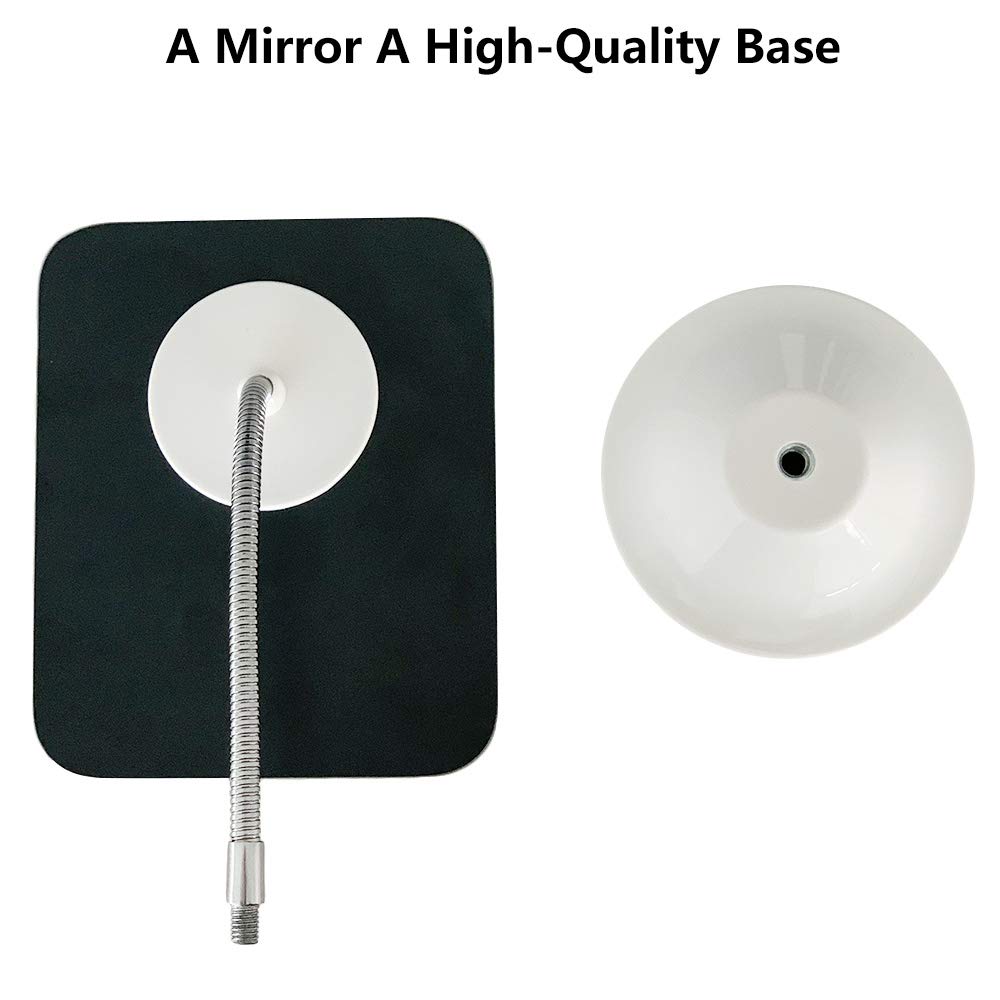 YEAKE Adjustable Flexible Gooseneck Makeup Mirror