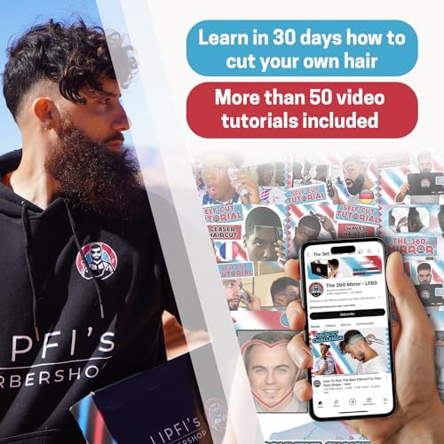 LIPFISBARBERSHOP - 360 Mirror for Self-Haircuts