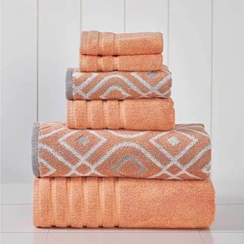 Perfect bath experience with Modern Threads Oxford Stripe 6-Piece_dyed solid