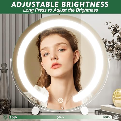 Vanity Mirror with a Touch of Beauty