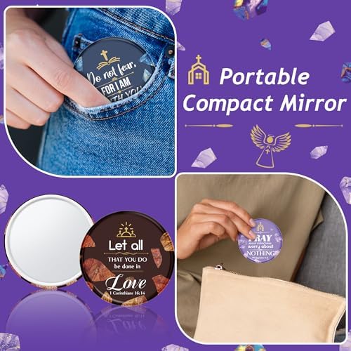 Y1tvei 36-Piece Compact Mirrors Set