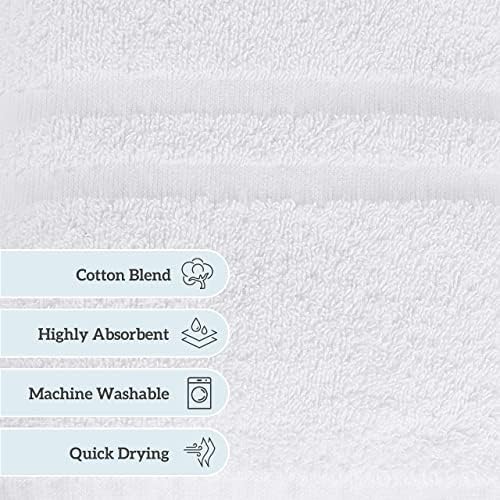 Green Lifestyle Washcloth Set - 100 Cotton 12x12