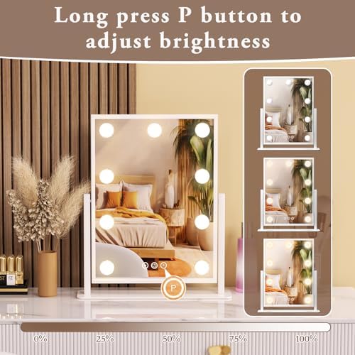 Luxury Hollywood Makeup Mirror