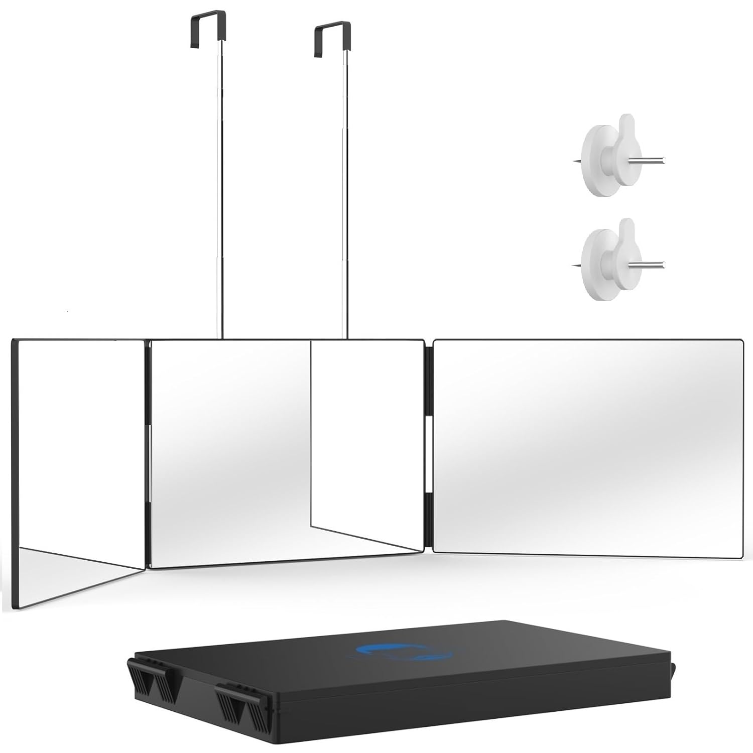 OLIBUY 3 Way Mirror for Haircutting Shaving Makeup