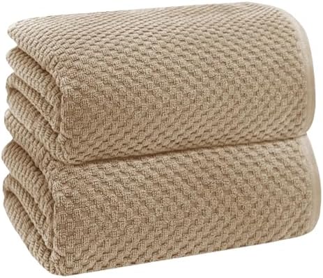 COTTON CRAFT Waffle Bath Sheets Set of 2