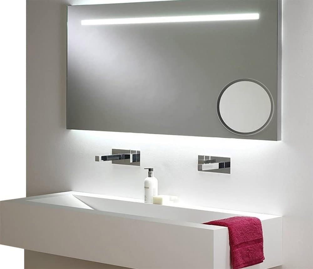 9-Inch Magnifying Mirror with Suction Cups for Makeup and Travel