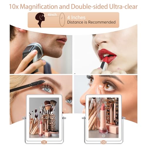 FASCINATE Rechargeable Wall-Mounted Makeup Mirror