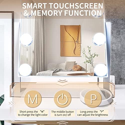Truly elegant and functional makeup mirror