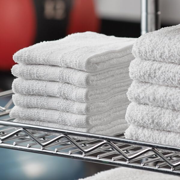 American Towels Linens 100 Cotton Durable Lightweight Ultra Absorbent Washcloth 24-Pack