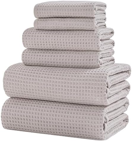 XIQ 40x80 Inch Oversized Bath Sheets 6PCS Set