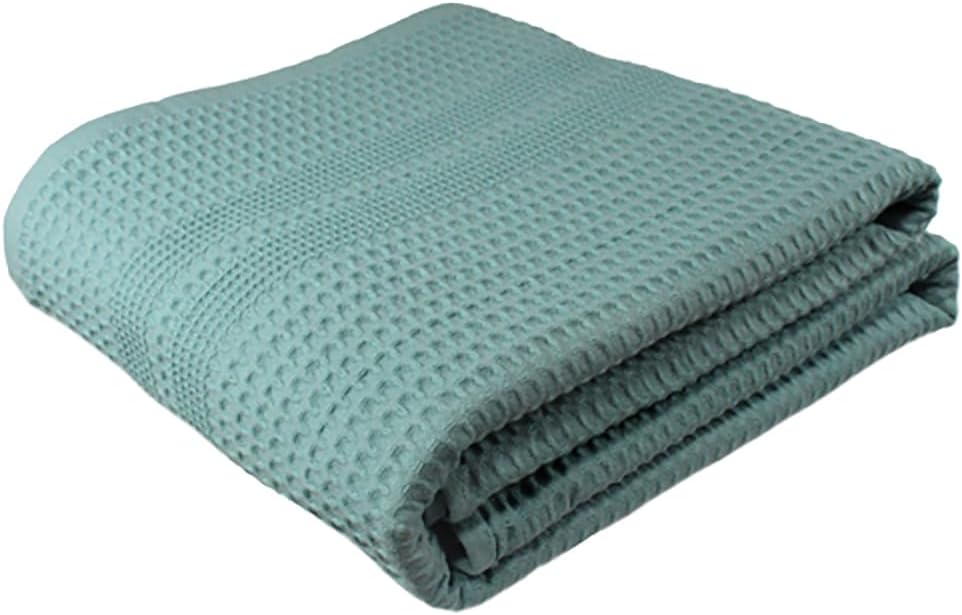 GILDEN TREE Waffle Towels - Oversized Seafoam