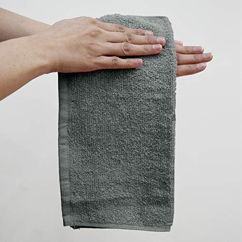 Premium 100 Cotton 24-Pack Washcloths Soft Plush Quick Dry Multi-Use