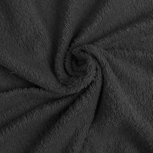 6-Piece Premium Terry Bath Towels Soft Quick Dry