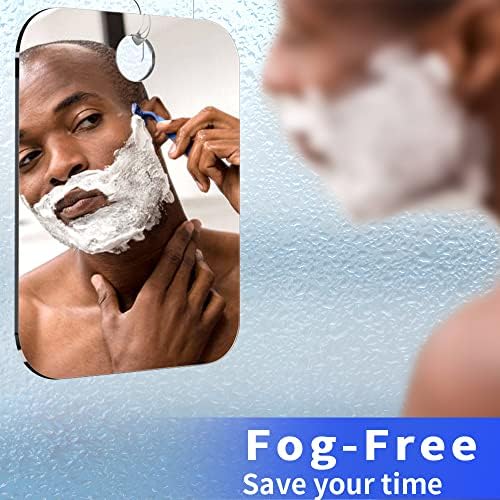 Shatterproof Shaving Mirror for Shower Use