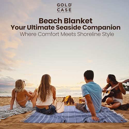 Luxury Turkish Beach Towels Set - 100 Cotton Quick Dry and Soft