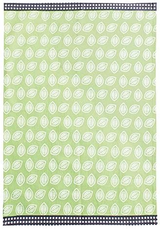 AccentHome 4-Piece Cotton Kitchen Towels Set Lemon Print 20x28
