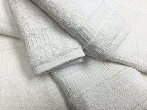 Optima Collection 13x13 White Washcloth Set of 24 - Eco-Friendly