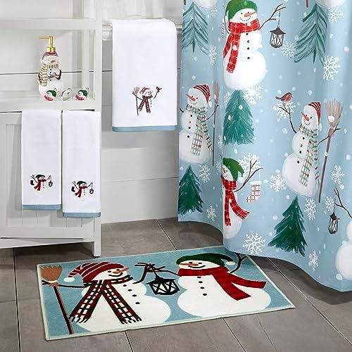 Snowman Park Collection Fingertip Towels