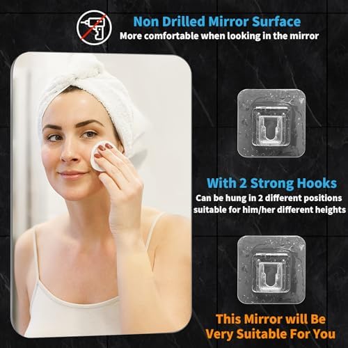 Luxury Fog-Free Shower Mirror for Shaving