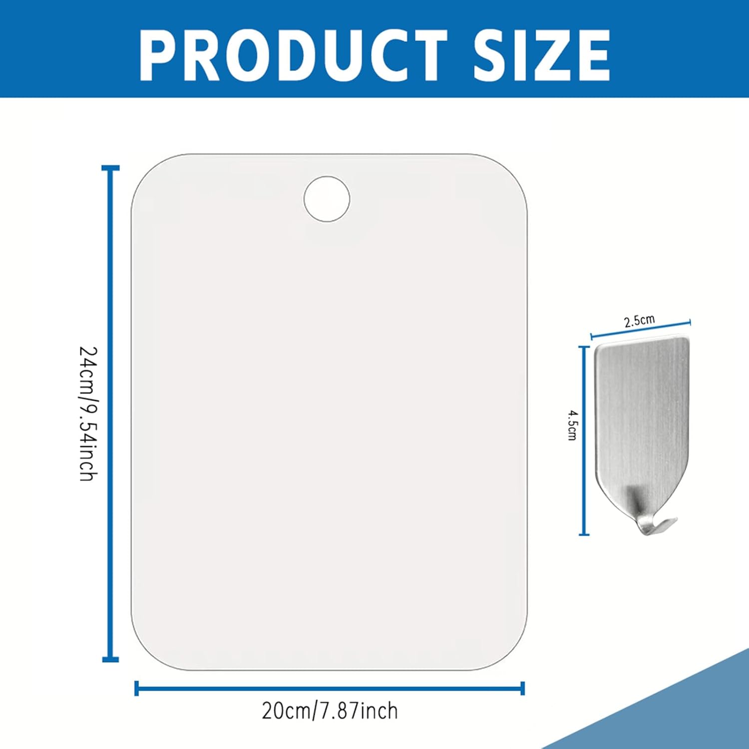 Chic Fogless Shaving Mirror for Men in the Shower
