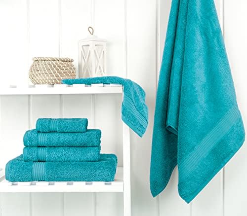 6-Piece 100 Cotton Luxury Multi-functional bath towel set