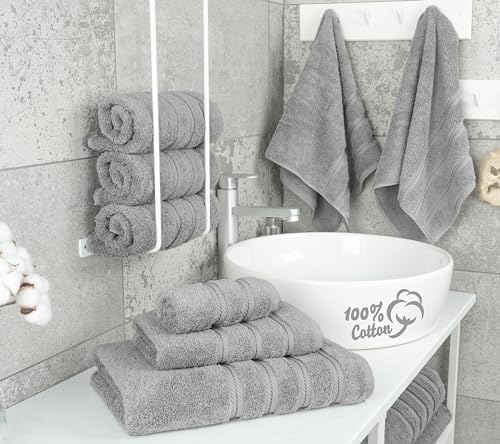 American Soft Linen 6-Piece Luxury bath towel set