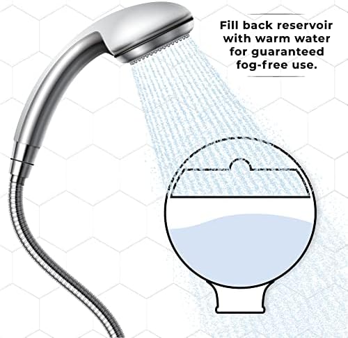 Zadro Shower Fogless Mirror with Razor Holder