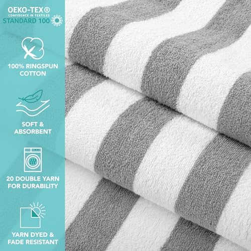 Oversized Beach Towels Set for Swimming Tanning Relaxation
