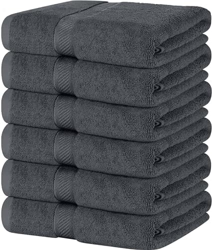 Utopia 6-Pack Bath Towels Set 24x48 500 GSM