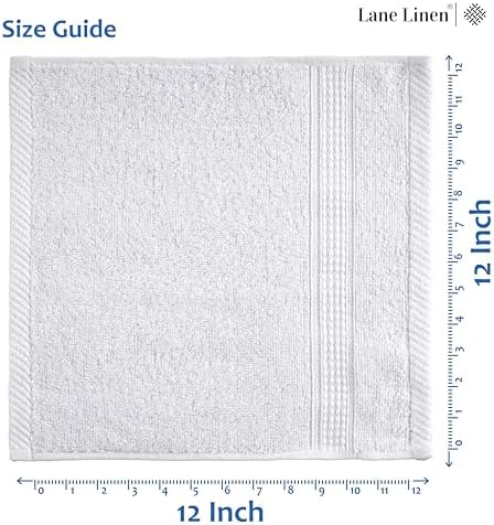 Warm Gifting Sets - LANE LINEN White Washcloths 24 Pack