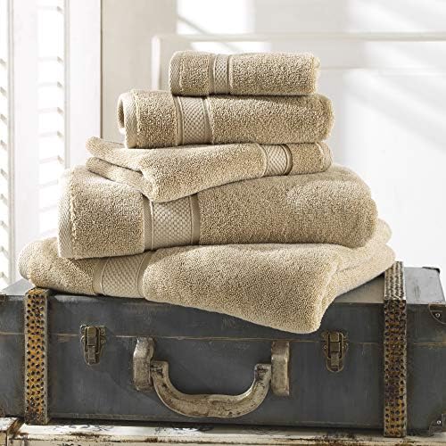 NOVA Luxury Linen Hotel Quality Turkish Towel Set 6 Pcs