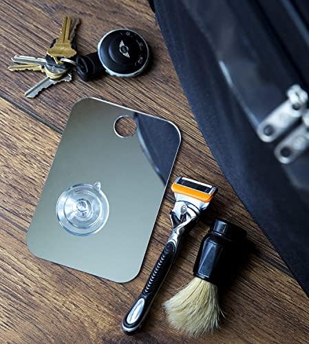 Fog-Free Shaving Mirror for Travel