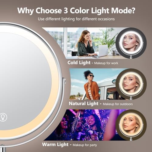 Large Magnifying Mirror for Reliable Beauty