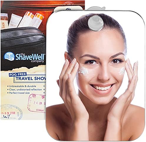 Fog-Free Shaving Mirror for Travel