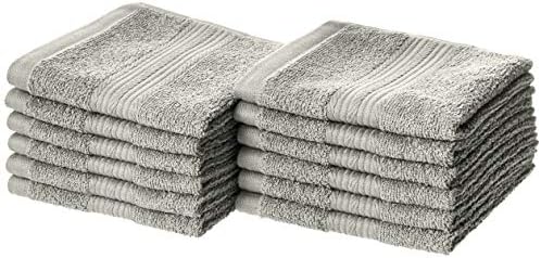 12-Pack of Soft Cotton Washcloths