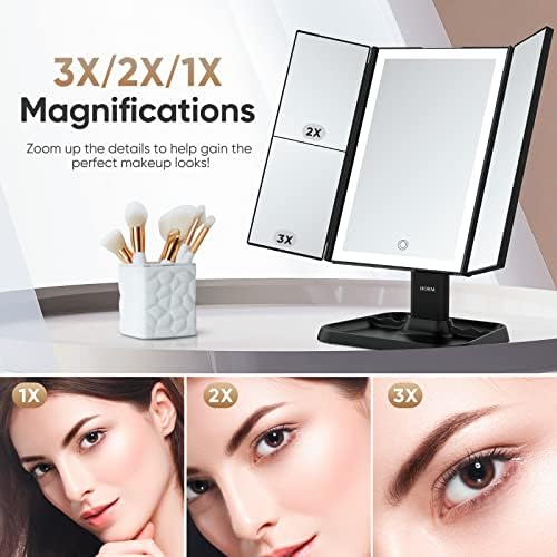 Vanity Mirror with 3 Light Modes