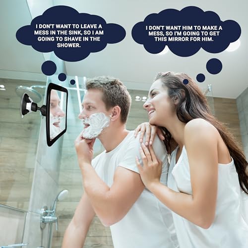 MIRRORVANA Fogless Shower Mirror for Shaving