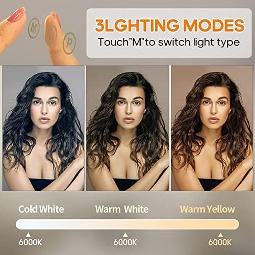 Hansong Smart Vanity Mirror with 14 LED and Touch for Makeup