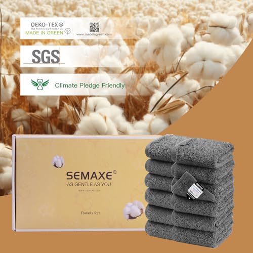 SEMAXE Grey Washcloths