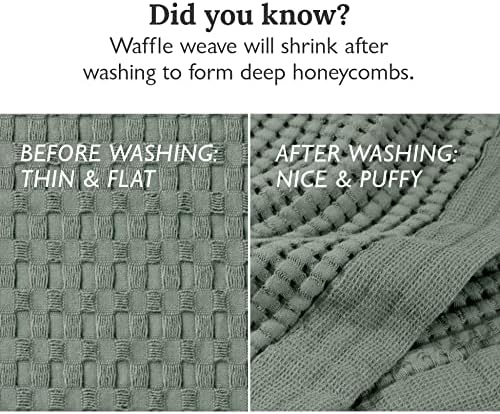 GILDEN TREE Waffle Towels - Quick Dry Absorbent