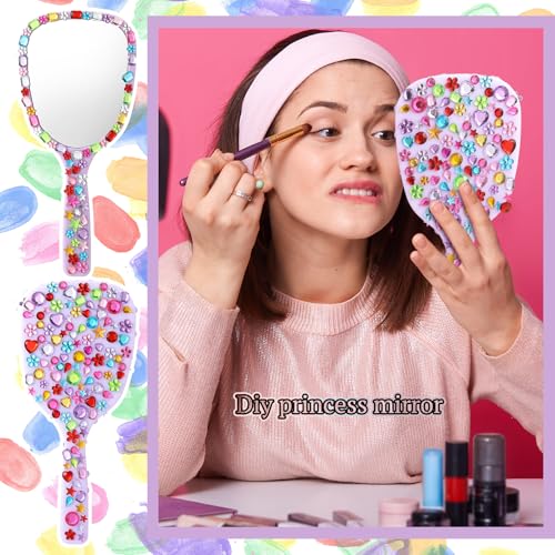 Compact Multicolored Portable Makeup Mirror