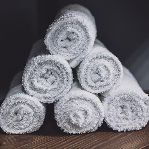 24 Pack White Bulk Bath Towels - Economy bath towels for Commercial Use
