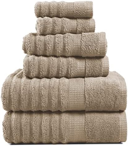 Luxury 6-Piece Bath Towel Set for Comfort