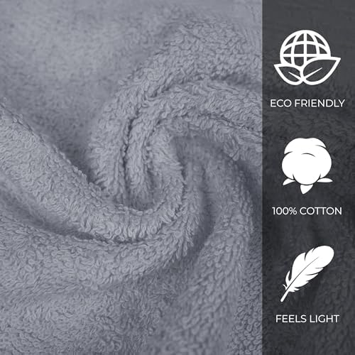 15-Piece Washable 11x11 inch Washcloth Set