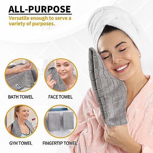 High-Quality 12-Pack Hand Towels with Soft Microfiber for Quick Dryness