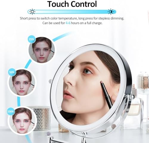 SEAE Miko 8-inch Wall-Mounted Makeup Mirror