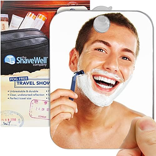 Fog-Free Shaving Mirror for Travel